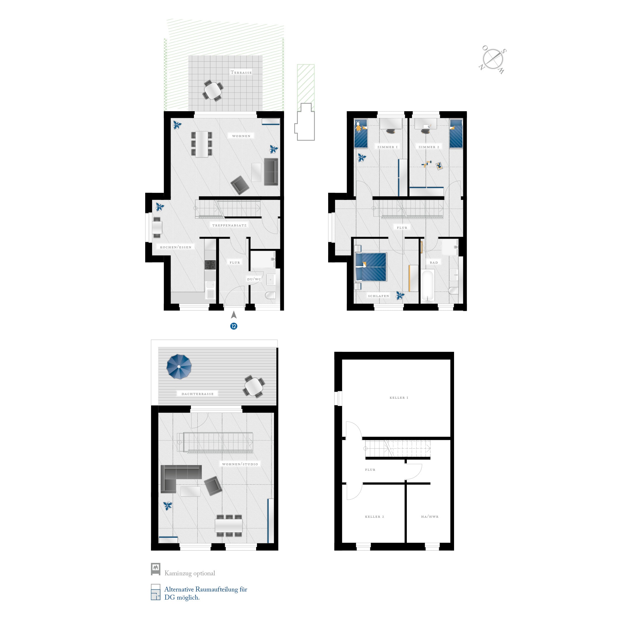Grundriss Bamberger16 – WH 12 Grundriss Eigentumswohnung Bamberger16 – WH 12